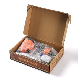 Pistolet agrafeur <span class=keywords><strong>pneumatique</strong></span> industriel pour le bricolage, agrafeuse à air pour le bois, machine à agrafes décoratives 1/4" 8016 21GA, outils portables pour la fabrication et la réparation de meubles - Product Image 3