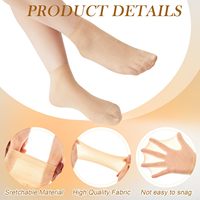 Chaussettes d'été respirantes jetables pour femmes en nylon