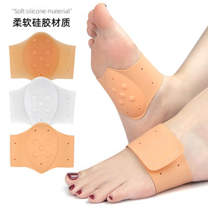F0142 cuscino per piede piatto con fasciatura regolabile in Silicone cuscinetto per <span class=keywords><strong>massaggio</strong></span> dolore arco ortopedico soletta in Gel morbido manicotti per arco del piede - Product Image 4
