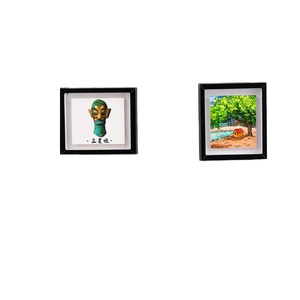 Marcos de Fotos <span class=keywords><strong>Personalizados</strong></span> al por Mayor, Decoración Moderna para el Hogar, Marco de Fotos con Diseño Creativo, Logotipo Personalizado, Imán para Refrigerador - Product Image 2