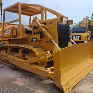 Used Cat bulldozer D7G dozers heavy machinery caterpillar tractor for sale good condition cheap price