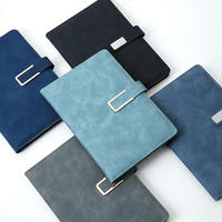 Cuaderno de Tapa Dura con Hebilla en Forma de U, Tapa Resistente con Cierre Seguro en U para Notas Profesionales