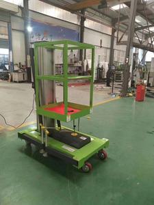 Single Mast Hydraulic Mobile Aluminum Alloy Vertical Aerial Work <strong>Lift</strong> <strong>Platform</strong> for Sale - Product Image 6