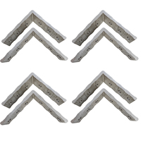 Connecteurs modernes en aluminium moulé sous pression pour cadres de portes/fenêtres et salles de bain - Quincaillerie à vis durable avec garantie de plus de 5 ans