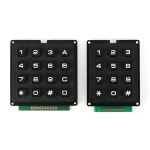 High Quality 3*4 4*4 Matrix Switch Keyboard <strong>Keypad</strong> Array Module ABS Plastic <strong>Keys</strong> 4x4 3x4 <strong>12</strong> 16 <strong>Key</strong> Button Membrane Switch DIYKit - Product Image 1