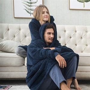 <span class=keywords><strong>Pigiama</strong></span> Unisex in <span class=keywords><strong>Pile</strong></span> Doppio Strato, Taglia Unica, Comodo e Ampio, per Autunno/Inverno, Nuovo Modello per Coppie - Product Image 3