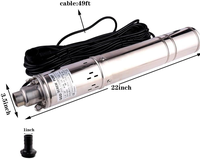 Fly Factory niedrigster Preis Hochdruck-Wasserpumpe Qgd/Qg Serie Schraube-Tauchwasserpumpe 0,5 PS QGD1.2-50-0.37