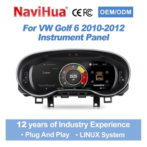 Navihua para Volkswagen VW Golf 6 2010-2012, Actualización del Sistema Linux del Automóvil, Velocímetro Automático, Instrumento LCD, Panel de Instrumentos Digital - Product Image 1