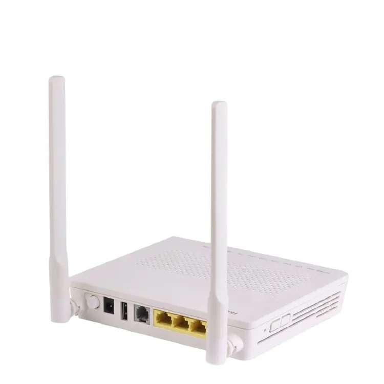 Glasvezel Netwerk Ftth Internet Service Provider 4 Poort 4GE Wifi Router Gpon Onu Zte Modem Onu