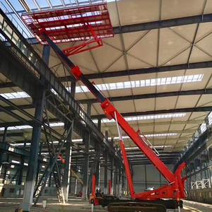 Plataforma elevadora hidráulica sobre orugas multiusos con elevación inversa para obras de construcción - Product Image 1