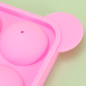 Moule à gâteau en silicone rose à 20 trous, pour la fabrication de sucettes, résistant au four - Product Image 4