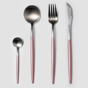 Promotion Luxury 4pcs 24 Pcs Gold Flatware Royal Wedding Tableware Set Stainless Steel Cutlery Box - Product Image 4