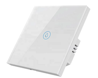 Interrupteur intelligent étanche 20A bipolaire/bidirectionnel pour chauffe-eau avec commande vocale Alexa et connexion filaire Zigbee