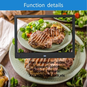 Groß 10 zoll körper sensor <span class=keywords><strong>motion</strong></span> sensor digitale foto rahmen IPS Bildschirm auto spielen bild video musik - Product Image 2