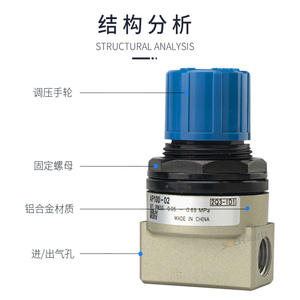 Vanne de décharge pneumatique à structure à bille solénoïde électrique AP100-01/AP100-02 Vanne de régulation et de décharge de pression pour gaz - Product Image 4