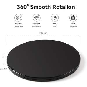 Plataforma Giratoria Manual de Metal Creality de 7.87 Pulgadas para Escáner 3D, Color Negro - Product Image 2