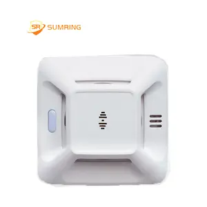 Factory Duct Mounted Smoke Detector Battery 9V Building Fire Alarm System Smoke Sensor Detector