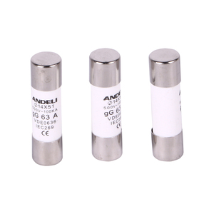 Цилиндрический термоплавкий предохранитель ANDELI GG63A AC 500V-100KA с высокой пропускной способностью для низкого напряжения 250 В номинального напряжения - Product Image 2