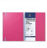 Carnet à spirale personnalisé ColorFly avec couverture en papier, 50 feuilles, organiseur de bureau/école