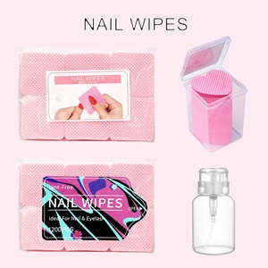 Cross-Border Lint-Free Wipe Eyelash Glue Nail Polish Remover Cleaning Pad Manicure Lash Tool Factory Wholesale Bulk - Product Image 4