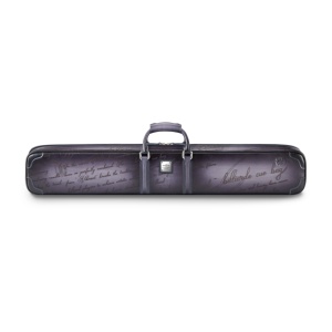 Étui de queue de billard portable en cuir véritable, forme ronde, 1/2 rigide, 3B4S, <span class=keywords><strong>prix</strong></span> usine bas - Product Image 2