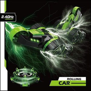 Haute vitesse 360 Flip RC Stunt Car 2.4GHz télécommande cadeau ultime pour les garçons avec <span class=keywords><strong>chargeur</strong></span> inclus - Product Image 5