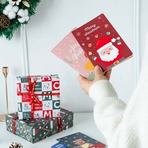 Wholesale Disposable Coated 80g <b>Christmas</b> Exquisite Art <b>Paper</b> 43*300cm Custom Gift <b>Wrapping</b> <b>Roll</b> - Product Image 6