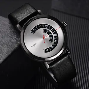 Yazole D นาฬิกาควอทซ์สำหรับผู้ชายและผู้หญิงสายตาข่ายอัลลอยดีไซน์แบบยุโรปแฟชั่น509