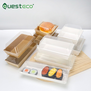 Meilleur Prix Boîte à Sushi de Qualité Supérieure Boîte de Papier Kraft de <span class=keywords><strong>Luxe</strong></span> Boîte de Papier à Emporter pour Sushi - Product Image 2