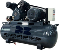 Compresseur industriel portable NB 220V à piston haute pression refroidi par air 11KW/15KW/22KW sans huile lubrification alimentation CC 340L-600L