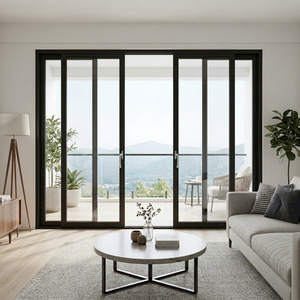 Portes coulissantes en aluminium Deioux, économie d'énergie, isolation acoustique, grandes portes en verre pour salon - Product Image 1