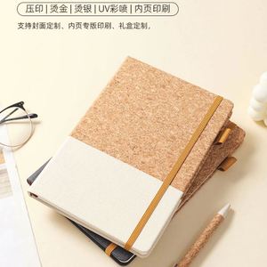 Ensemble cadeau de bloc-notes A5 écologique en matériaux recyclés, stylo, kit de papeterie durable pour entreprise, logo personnalisé, couleurs personnalisées, soie - Product Image 3