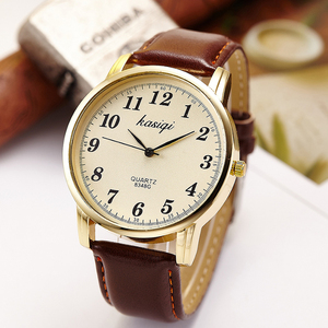 Nuevo reloj de cuarzo estilo coreano con correa de cuero genuino, reloj electrónico moderno adecuado para hombres y mujeres. - Product Image 6