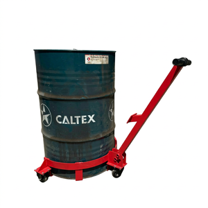 Carro de Transporte de Carga Pesada de Cuatro Ruedas MBiker para Uso Industrial, con Estructura de Acero y Acero Inoxidable, Asas y Tambores de Plástico/Acero - Product Image 1
