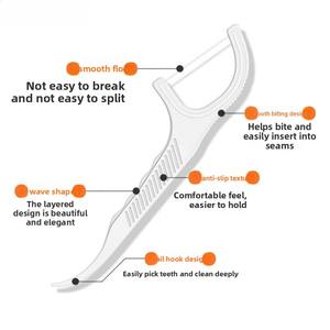 Doğrudan üreticiden klinikler için OEM özel plastik diş ipi kürdanlar Logo baskılı diş <span class=keywords><strong>Flossers</strong></span> - Product Image 3