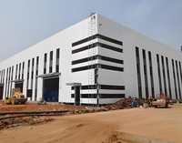 Entrepôt préfabriqué en acier à faible coût, garage, hangar, entrepôt avec un design moderne pour une utilisation en extérieur