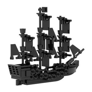 MOC1652 Serie de Películas y Juegos de Televisión, Mini Modelo de <span class=keywords><strong>Peatl</strong></span> Negro, Bloques de Construcción Educativos DIY, Juguetes para Niños - Product Image 4