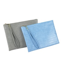 Pochette en cuir PU à motif crocodile, serpent et autruche pour tablette 11, 12, 13, 15 pouces, sacoche portable pour ordinateur portable en cuir PU