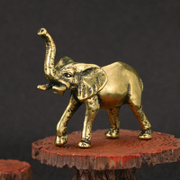 Petites Statues d'éléphants, Stature Antique, Statue d'animal, décoration en laiton, personnalisation
