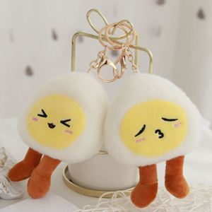Peluche décorative en forme d'œuf Aberdeen Man, avec fonction appui-tête et coussin lombaire, jouet, pendentif, coussin, cadeau, animal en peluche, simulation alimentaire - Product Image 3