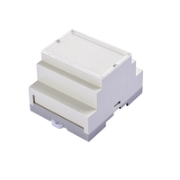 Boîte d'instruments de boîte de projet électrique en plastique compteur d'énergie électrique boîtier de Rail Din 72*87*60mm CIC123