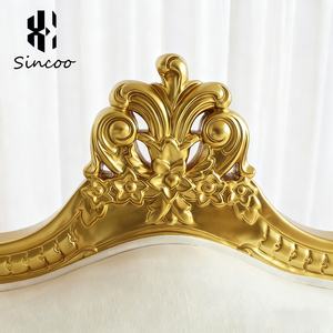 Италия: Горячая распродажа! Настраиваемое белое кресло-трон в королевском стиле, роскошное, недорогое, с высокой спинкой, для отелей, ретро, для зон ожидания. - Product Image 2