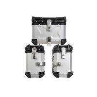 HSM pour 1300GS Top Case en alliage d'aluminium pour moto, porte-bagages 38L 45L de capacité pour rénovation/mise à niveau