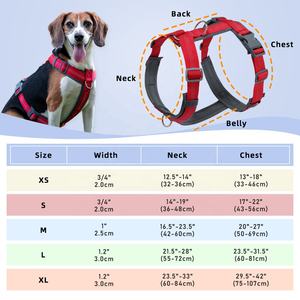 LOW MOQ Arnés para mascotas Fabricantes Diseño personalizado Arnés ajustable para perros Estilo Y con neopreno acolchado - Product Image 6