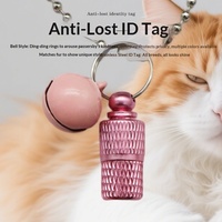 Kalung & Liontin ID/Alamat Anti-Hilang untuk Anjing Peliharaan, Bahan Stainless Steel, Gaya Santai, Tersedia dalam Stok