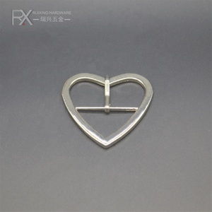 Tùy Chỉnh Kim Loại Kẽm Hợp Kim Điều Chỉnh Hình Trái Tim Pin Khóa Túi Dây Đeo Vai Khóa Giày Clasp Vành Đai Khóa Cho Vành Đai Túi Xách - Product Image 2