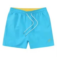 Shorts de plage décontractés et sportifs pour hommes, de haute qualité, confortables, avec cordon de serrage, taille mi-haute, bermudas de surf à séchage rapide
