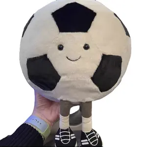 Manufacturer OEM custom stuffed plush toy sports game football basketball soft doll for baby toy kids toy mascot