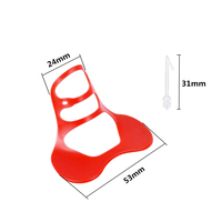 Lunettes anti-picage en plastique pour canards, oies et poulets – Protection oculaire pour poulaillers – Équipement d'élevage