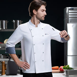 Veste de chef japonaise, uniforme de restaurant, veste de chef, uniforme de cuisine, veste de chef pour homme, fabricant de veste de chef, uniforme d'hôtel pour homme - Product Image 6